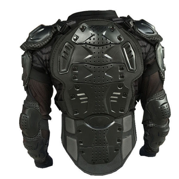 摩托车活动护甲衣盔甲骑行防摔服男女越野机车骑士防护护具四季款红色