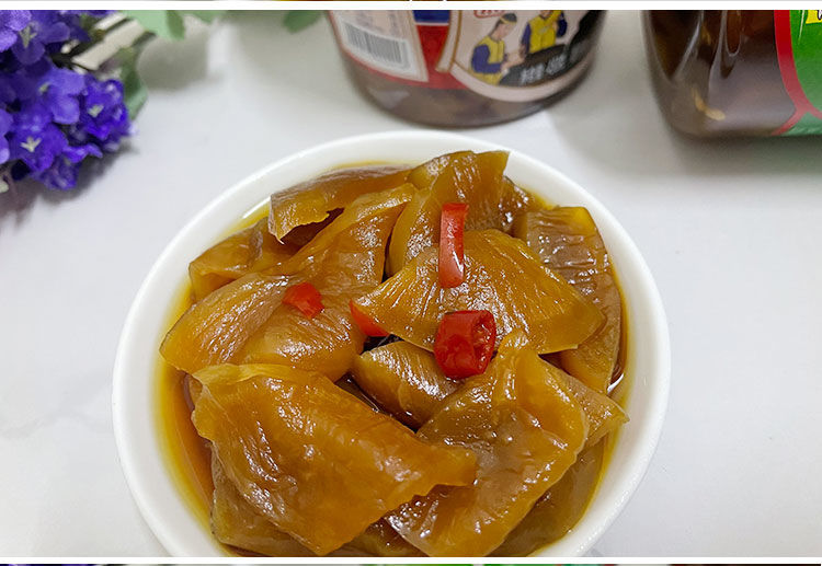 三厨 爽脆菜脯450g海南特产酱汁脆萝卜干腌制酱泡菜咸菜酸甜下饭菜