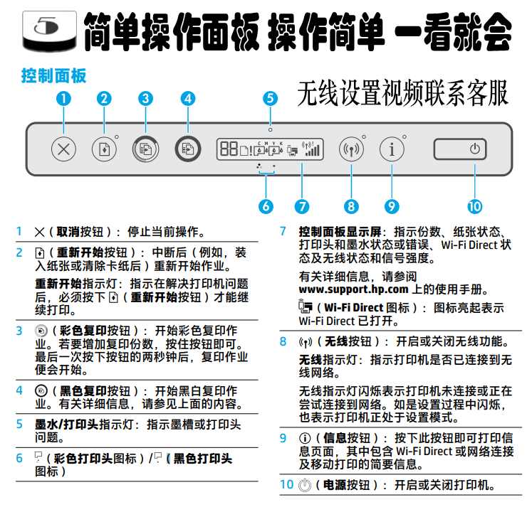 彩色喷墨一体机a4打印连供手机无线519 惠普 tank118(单打印) 官方