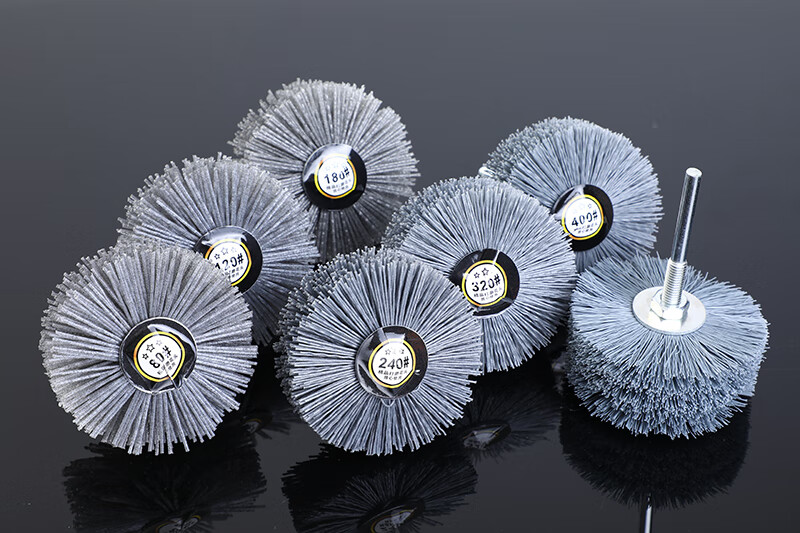 峰力耐进口磨料丝打磨花头尼龙杜邦丝木雕根雕浮雕木工抛光工具 镀铜