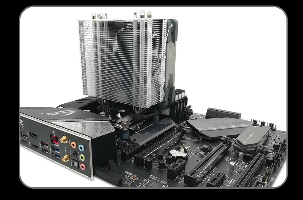 利民ax120rse刺灵as120风冷散热器ak120白色静音argb温控风扇利民ak