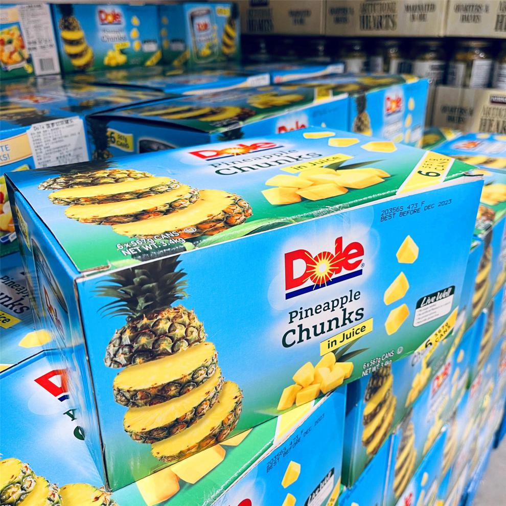 dole菠萝罐头567g罐都乐菲律宾进口切块菠萝水果罐头1罐
