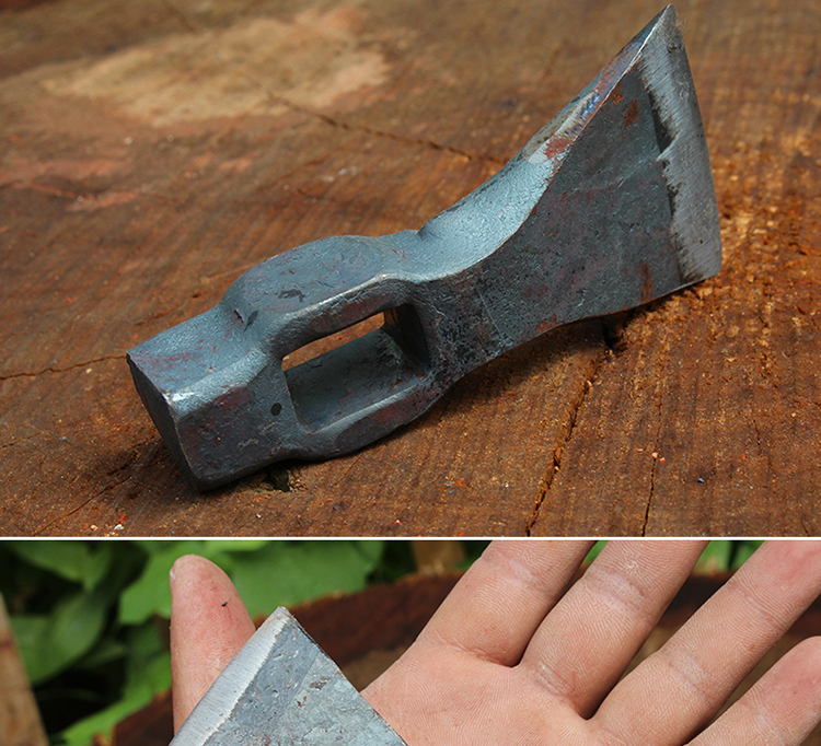 刨锛木工锛头全钢手动木柄锄锛镐锛镐斧锛锤瓦工砖工具锻打加固刨锛头