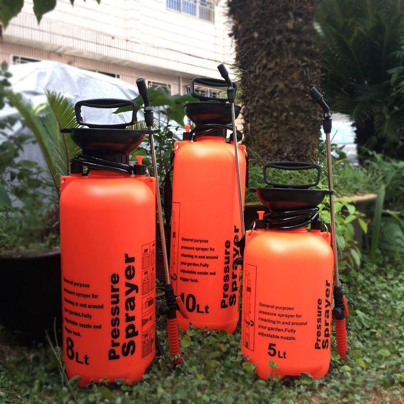 消毒喷壶大背式5升8升喷壶杀虫灭蚊喷雾器大容量背式园艺金属杆打药