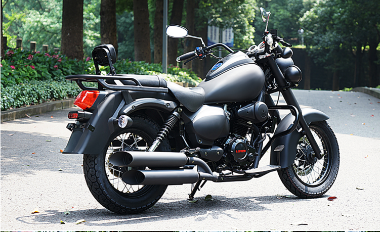 复古太子摩托车叛逆者复古燃油哈雷重机风暴太子车摩旅250c可上牌黑