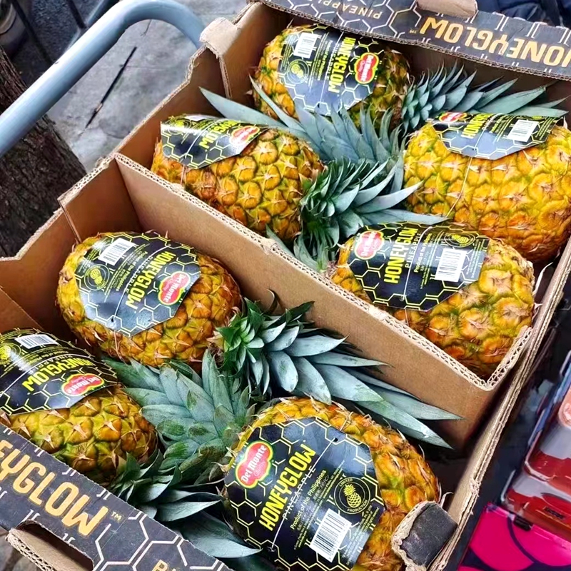 delmonte蜂蜜凤梨菠萝2颗新鲜水果纯甜孕妇当季胜金钻 2.