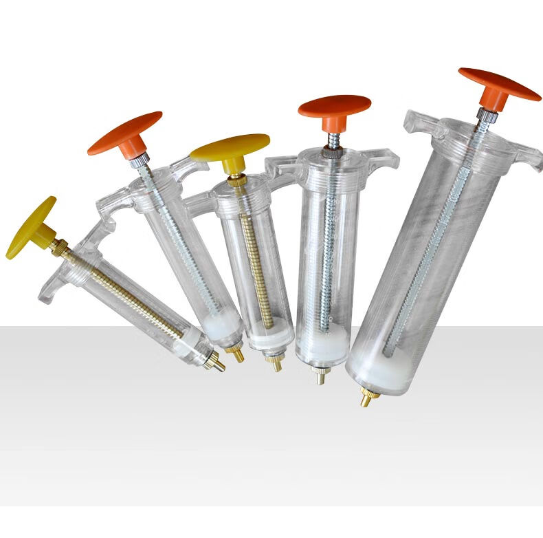20毫升猪用注射器针筒塑钢注射器畜用铜头注射器兽医用疫苗注射器