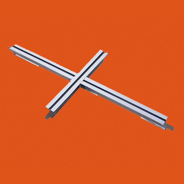 石膏板吊顶天花600600pvc洁净板三板覆膜贴面板潮火烤漆龙骨t型主骨副