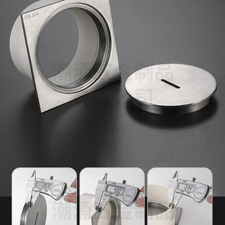 304不锈钢检查口地漏 定制dn110地面清扫口 酒店oem工程扫除口odm dn