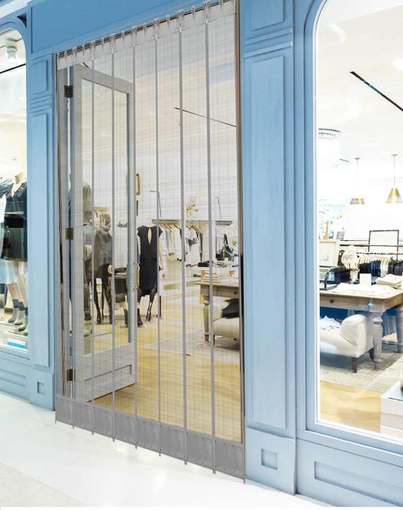 磁吸防蚊门帘 家用夏季通风透气防蝇纱网挂帘透明通风软门帘农村全