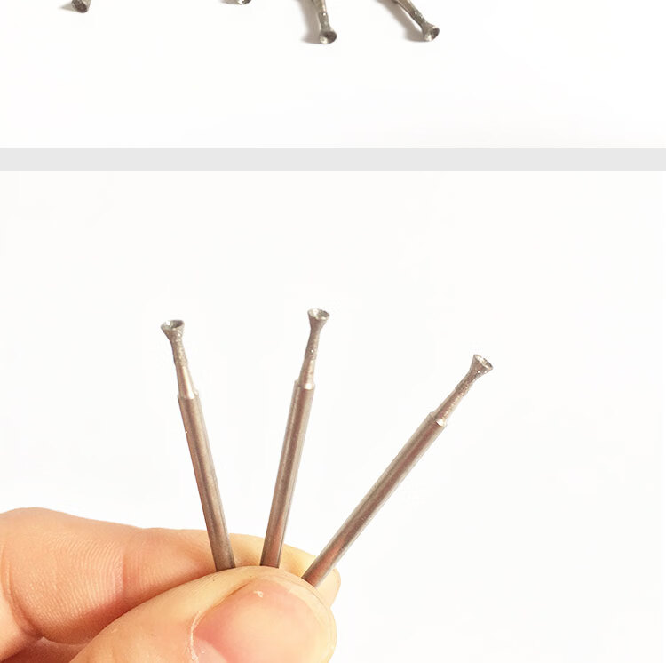 凯之讯玉雕工具q针凹针磨圆器玉石雕刻磨针金刚砂电磨打磨窝珠吸眼