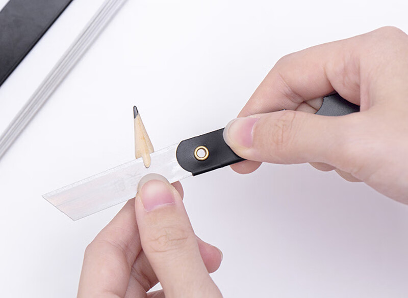 黛惑 铁皮小刀削铅笔刀小刀全铁老式多功能学生折叠文具刀快递单小刀