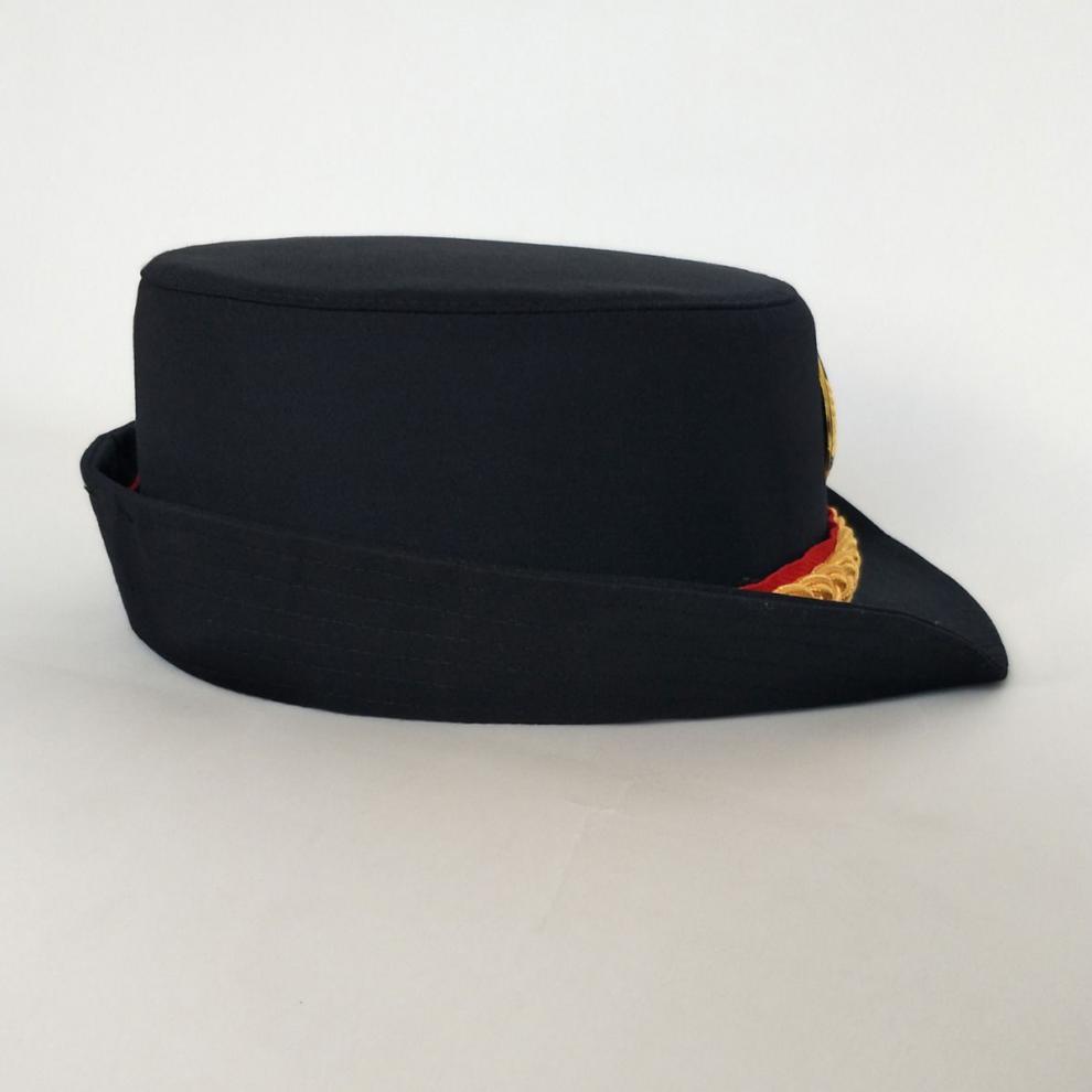 酷否2020新款铁路大盖帽列车员车长帽高铁动车乘务员夏网眼大檐帽帽子