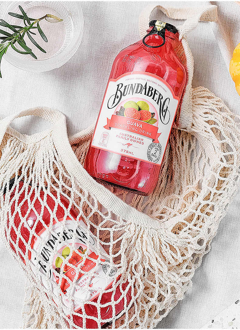 澳洲进口bundaberg宾得宝汽水百香果姜汁果汁气泡水果味