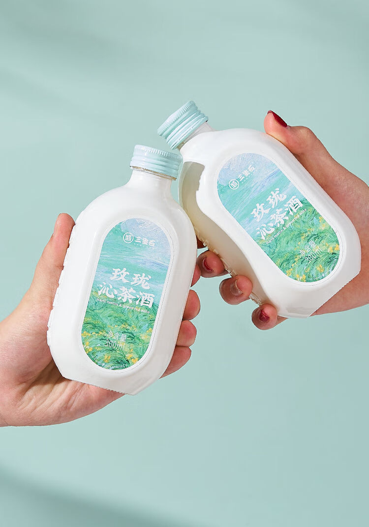 5折三生石哈密瓜酒女生果酒低度甜酒微醺高颜值鸡尾酒300ml哈密瓜茶酒