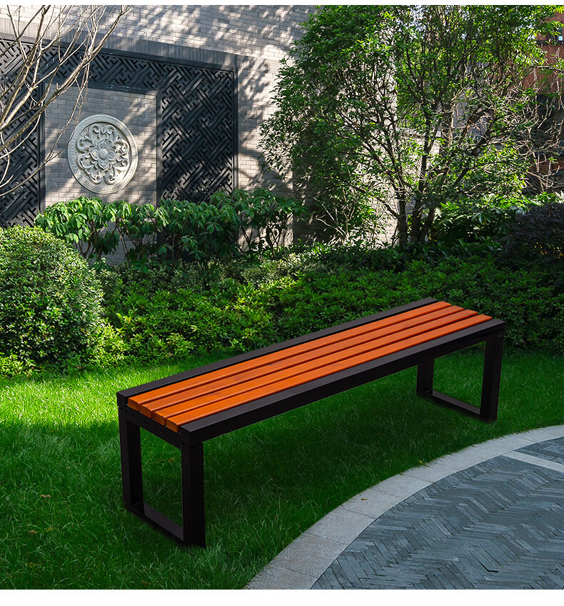 户外长椅公园凳条倚实木条凳浴室长椅休闲排椅商场休息更衣室排椅