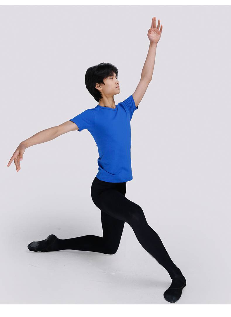 芭蕾舞裤袜男 男芭蕾舞蹈体操服艺考练功服形体裤袜连体紧身考级裤