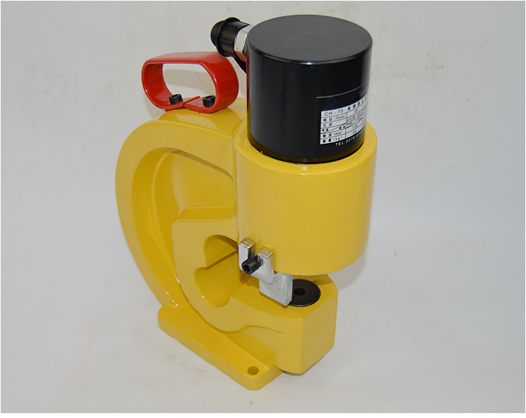 定制电动液压冲孔机角铁角钢铜铝排打孔机手提式加工槽钢开孔器小型