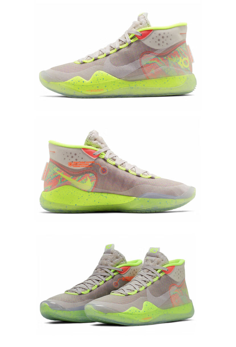 【官方旗舰店】杜兰特12篮球鞋全乳腺癌全掌双气垫实战耐磨防滑实战