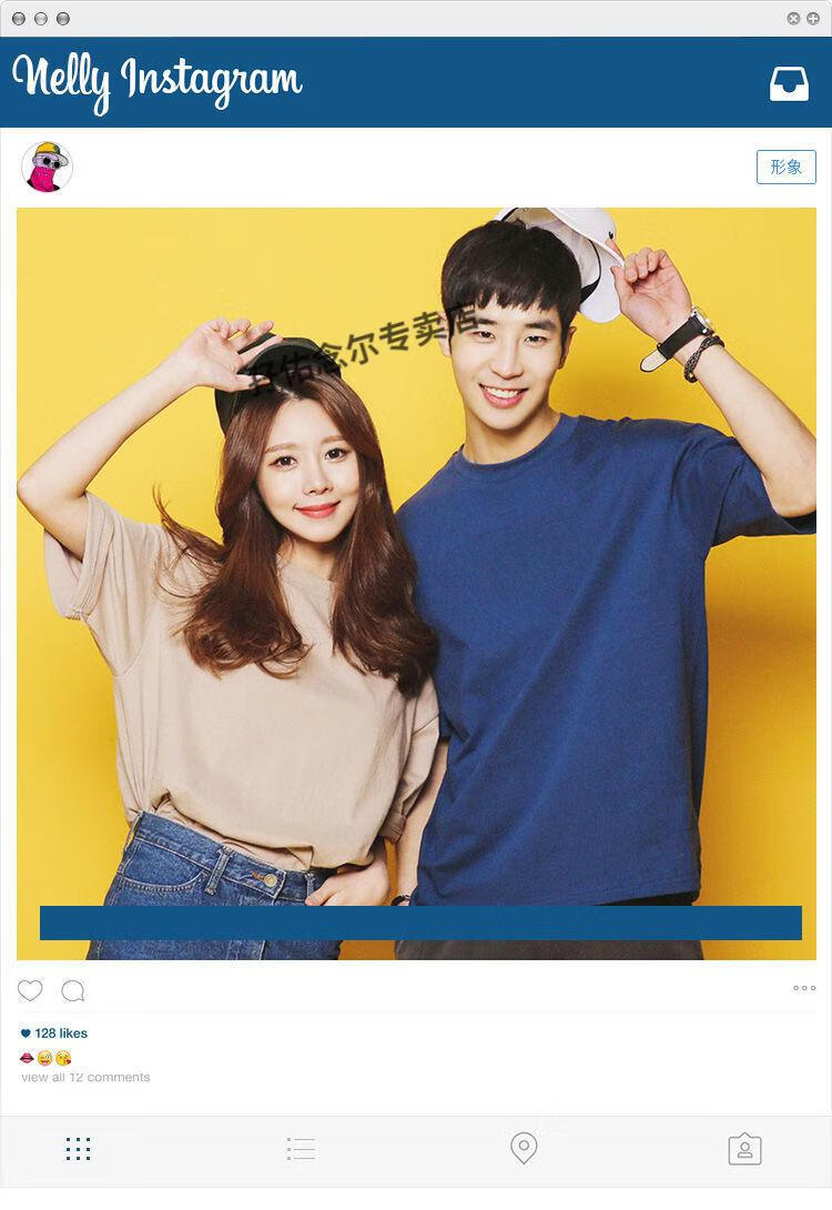 2022新款小尼力heybig日系韩版基础纯色短袖t恤男基础款运动打底衫