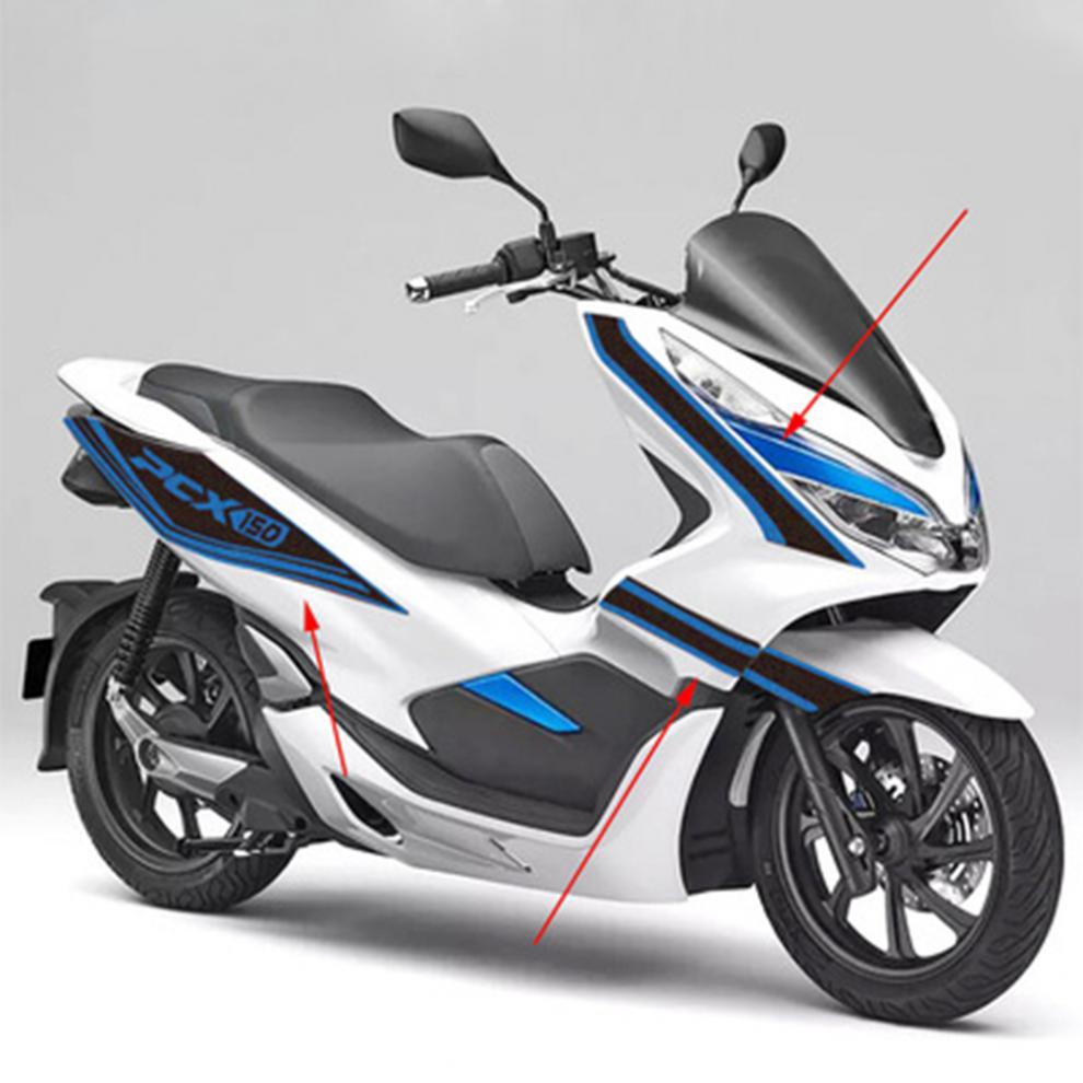 适用本田pcx150全车贴纸个性油箱贴改装车身防水贴花贴纸黑色