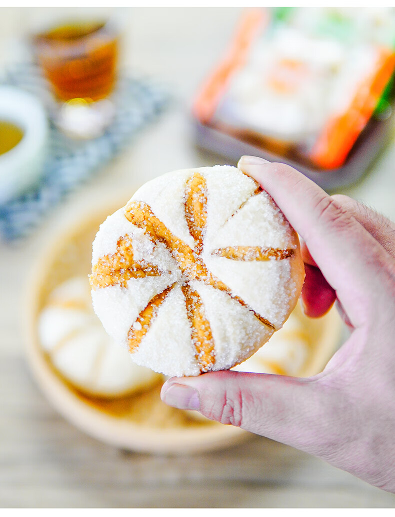 老上海风味特产雪花酥500g花生葱油原味酥饼城隍庙小吃糕点点心