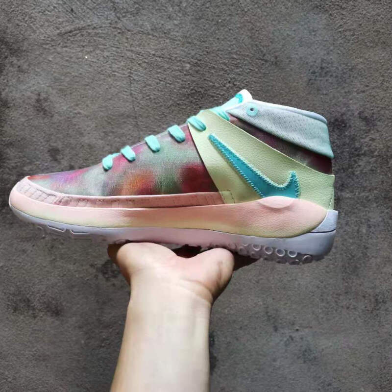 新款杜兰特13代气垫篮球之星实战篮球鞋kd13断码耐磨篮球鞋 黑红 39