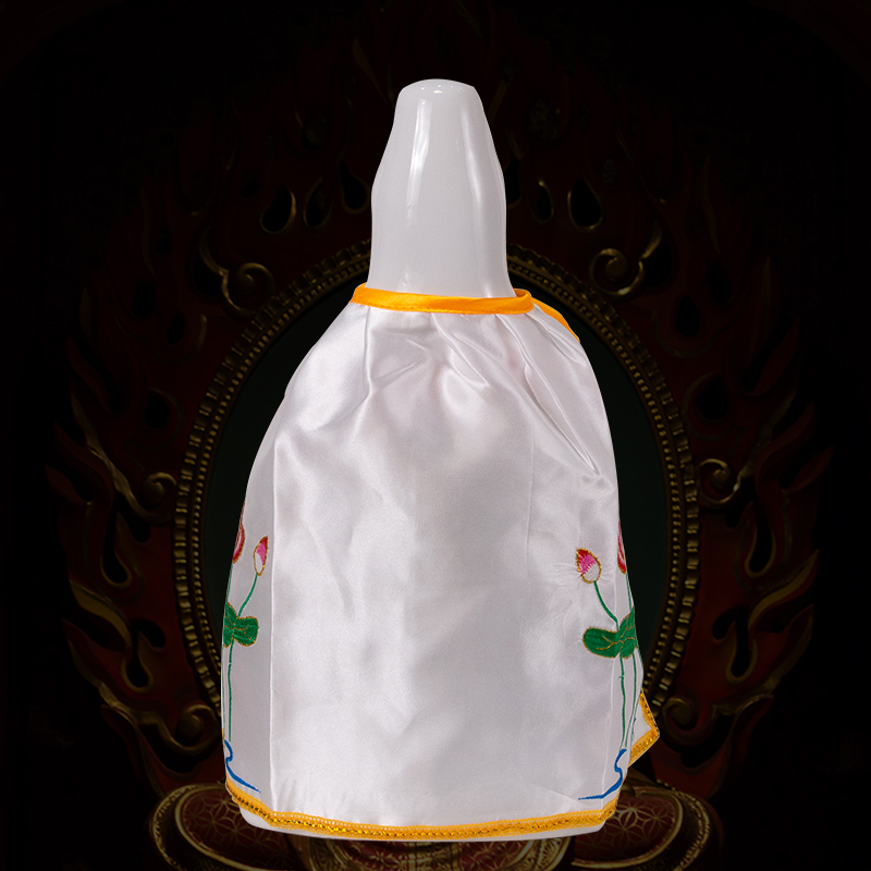 观音菩萨衣服神明披风佛像佛袍佛像佛袍斗篷小款莲花刺绣花佛堂家用轻