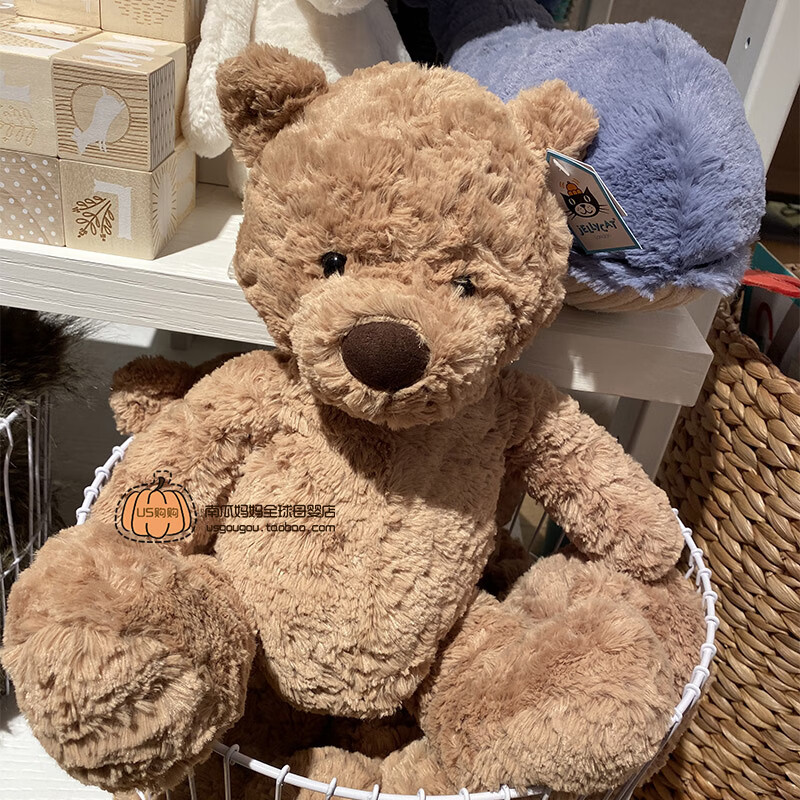 jellycat巴塞罗熊 英国jellycat巴塞罗熊笨笨熊泰迪熊毛绒玩具芬利熊