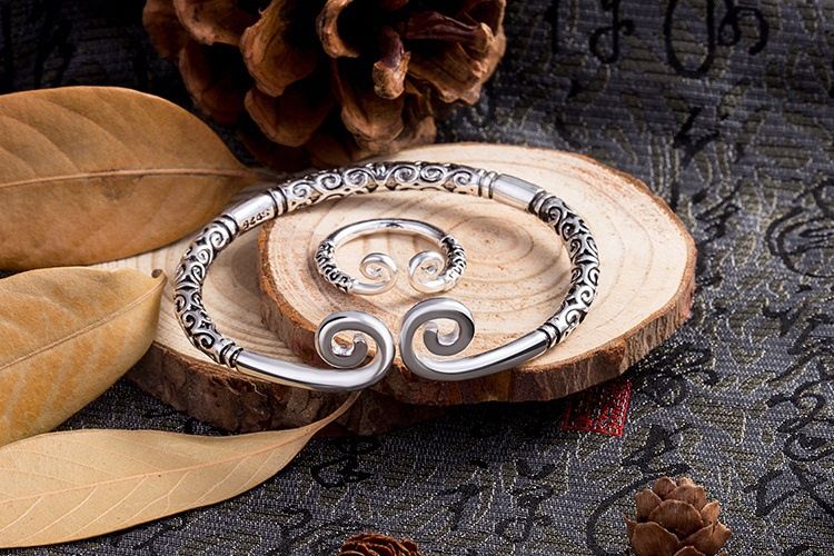 手链男韩版潮学生简约开口紧箍咒手镯霸气个性首饰金箍棒手环男生紧箍