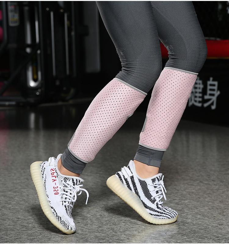阙时翊运动护小腿绑带肌肉跑步塑形防抽筋束腿马拉松压缩套绑腿粉色