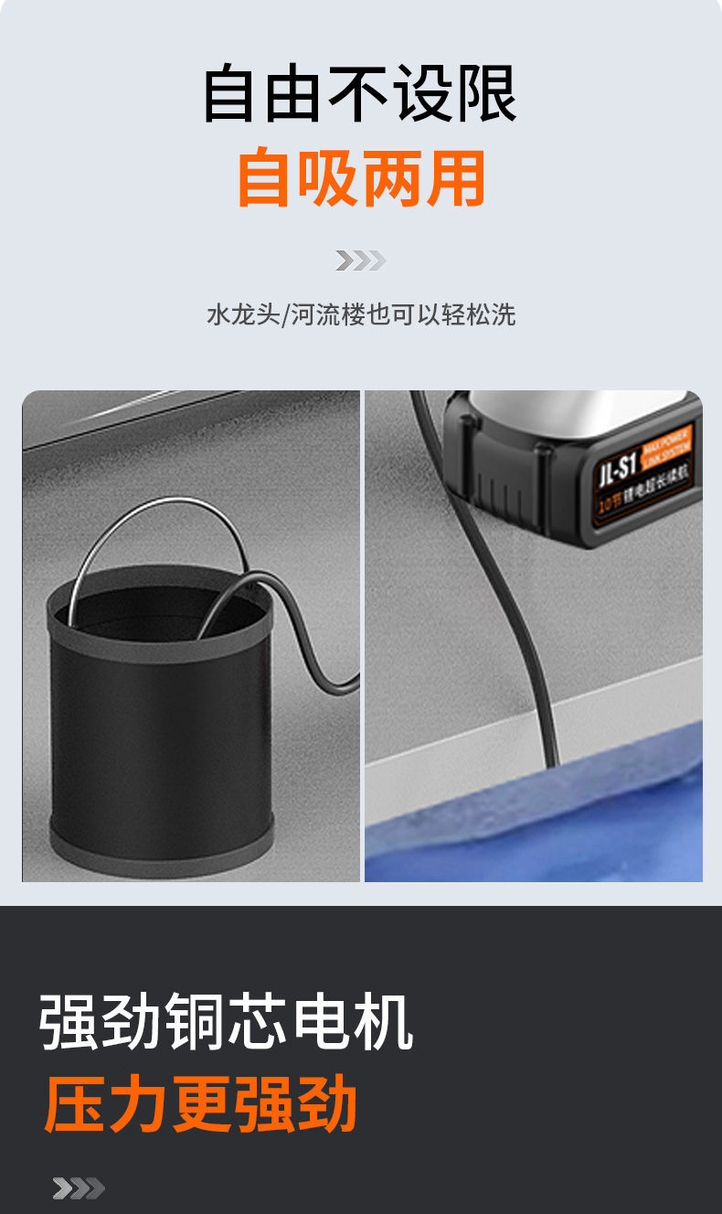 电动喷雾器农用农药消毒打药机锂电喷水枪水泵洗车机洗车神器出口品质