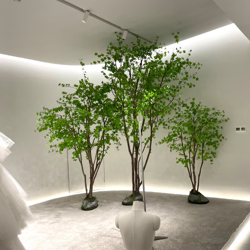 仿真树装饰仿真吊钟树造景绿植室内服装店橱窗马醉木北欧ins装饰树