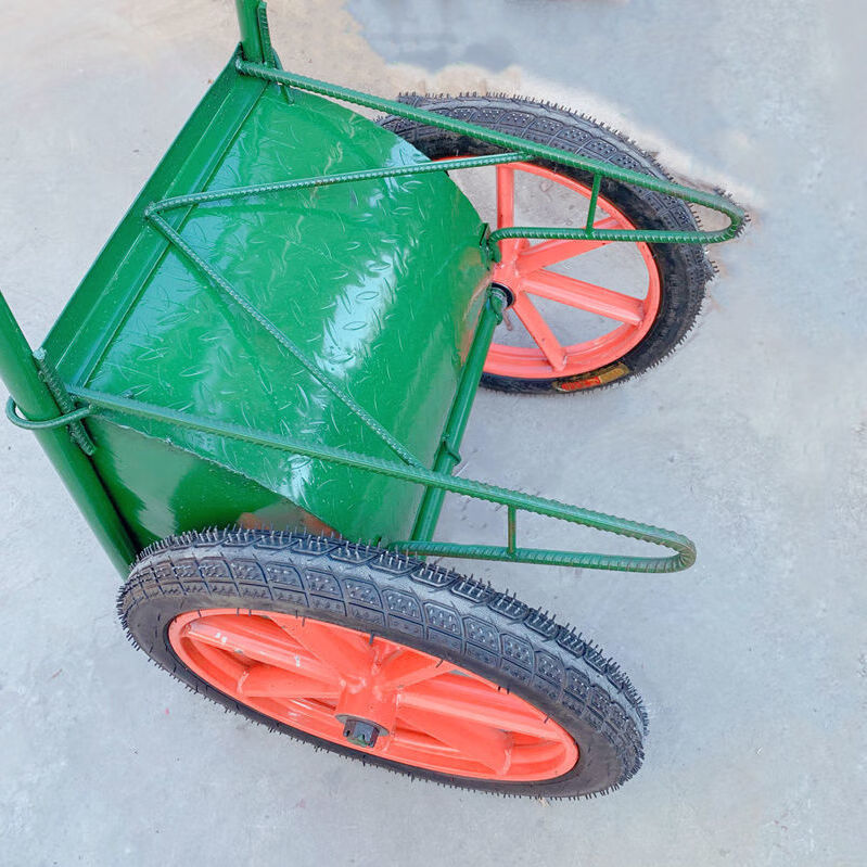 加厚劳动车家用手推车灰斗车工地人力铁斗车建筑车家用垃圾搬运车普通