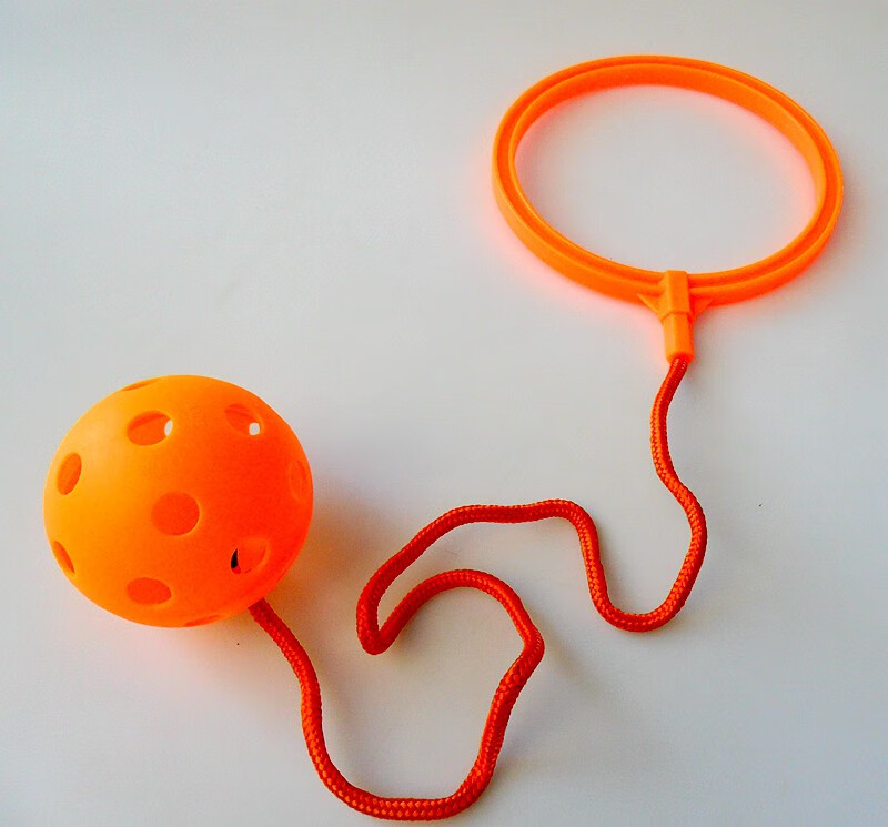 儿童感统器材蹦蹦球 跳跳球 单腿甩脚球脚跳球大人健身玩具送毽子