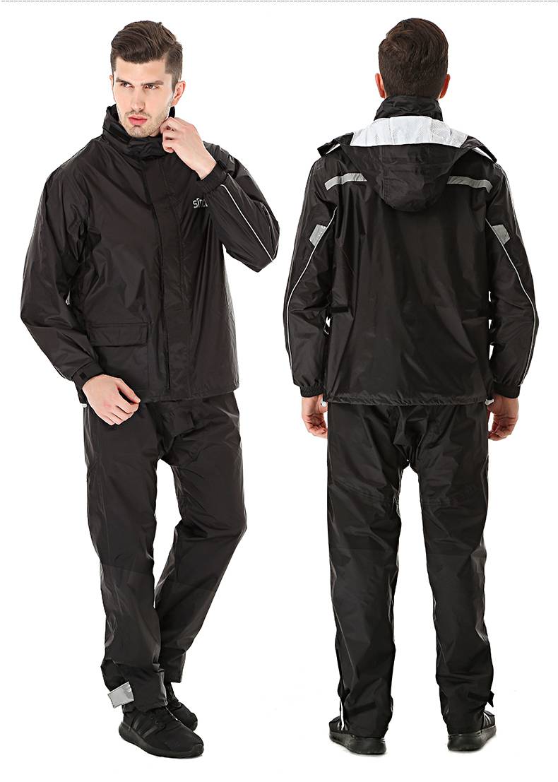 钓鱼雨衣超薄 雨衣雨裤套装薄款摩托车男骑行防水防暴雨服钓鱼专用