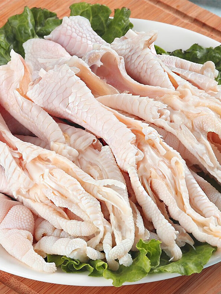 果亦橙无骨鸡爪新鲜脱骨冷冻凤爪生鲜去骨鸡脚剔骨生鸡爪子 8斤【图片