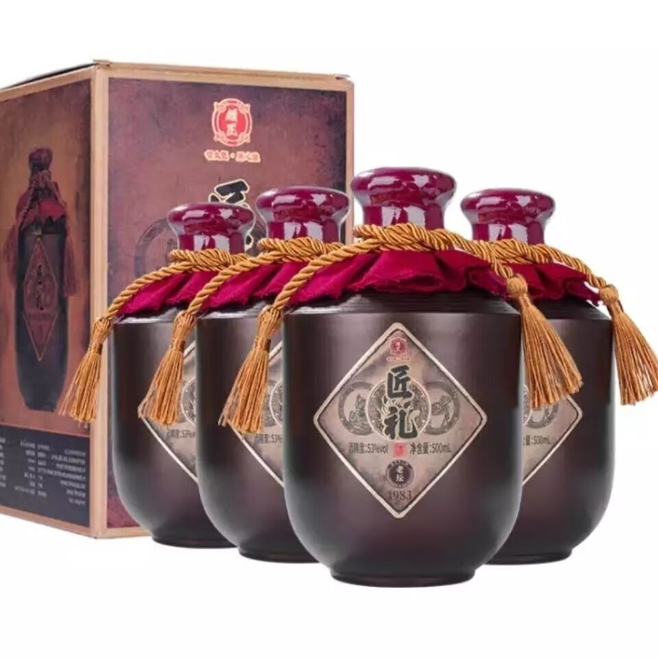 匠礼壹号 整箱六瓶装 贵州领匠酒 匠礼一号 匠礼壹号珍藏版 53度酱香