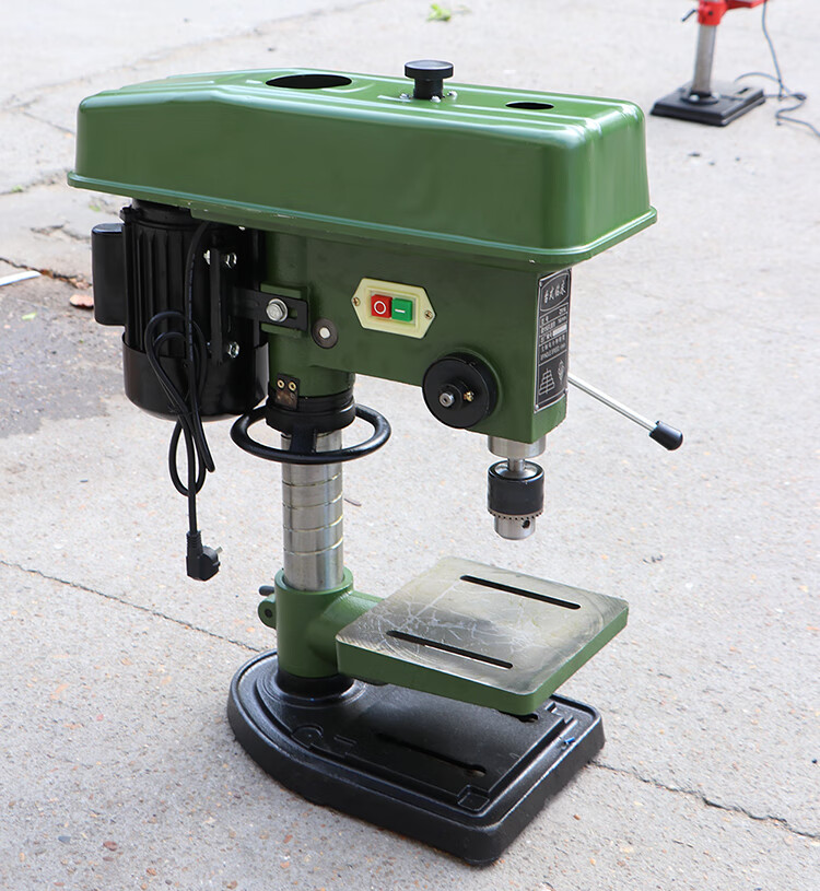 洁尔嘉工业级台钻16打孔机铜线电机750瓦机床台式小铣床家用220转电钻