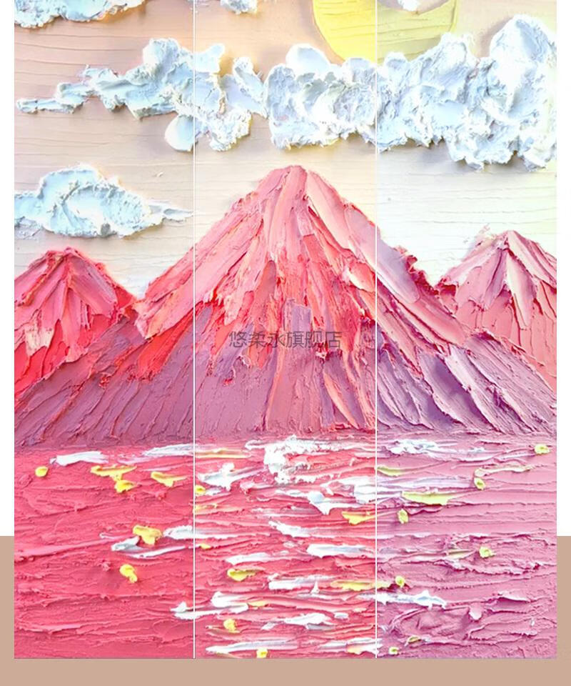 彩妍油画棒彩妍重彩油画棒超软丝滑莫兰迪色 彩研油画棒马卡龙色系