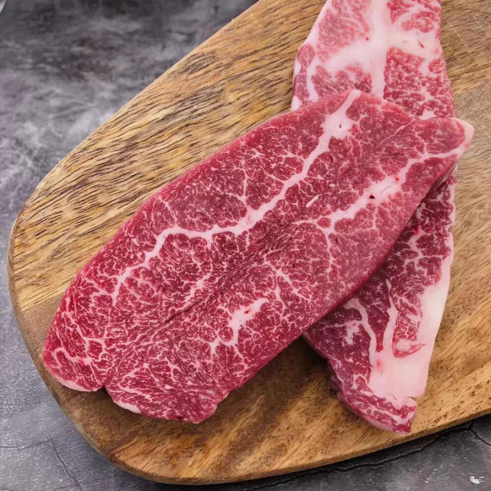 新品澳大利亚和牛m9牛腩排 儿童雪花牛排500g 原切无腌制牛排【图片 