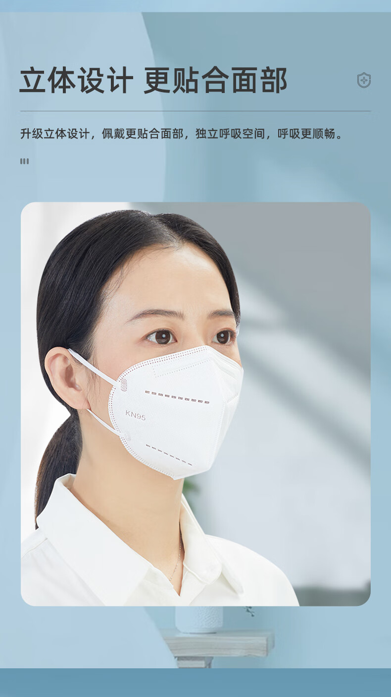 口罩n95防尘工业粉尘过滤棉活性炭带呼吸阀3d立体防雾霾男女kn95白色