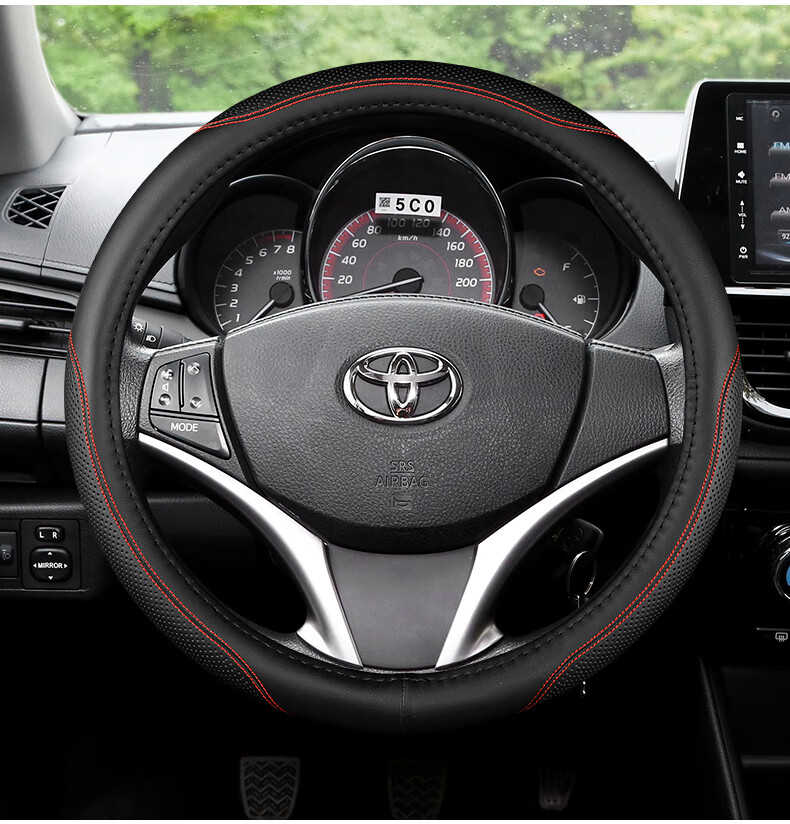 适用2021款丰田威驰方向盘套真皮威驰fs0420款致炫致享车把套致炫专用