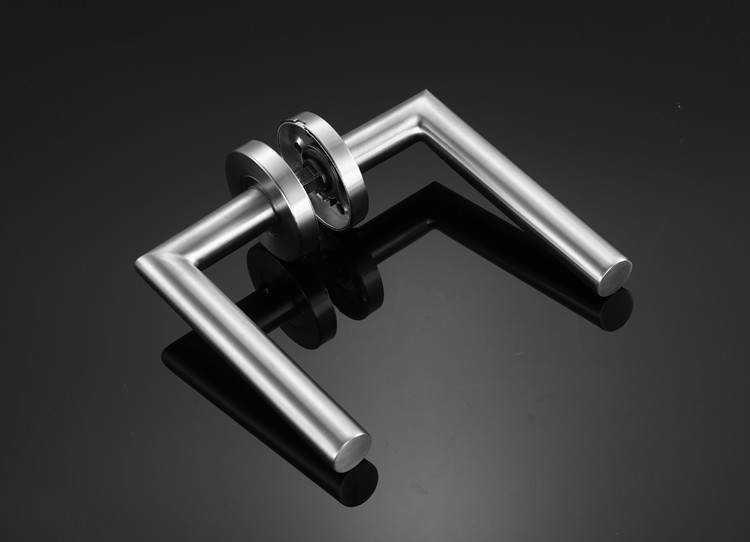 304不锈钢门锁型分体式通用卧室执手房间木门防火卧室门把手抖音同款