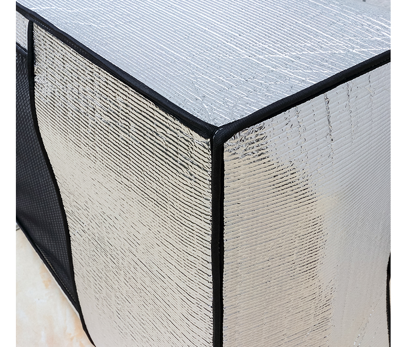 δ空调外机保护隔音罩加厚铝膜开机不取防水格力三菱大铝膜全包加网款