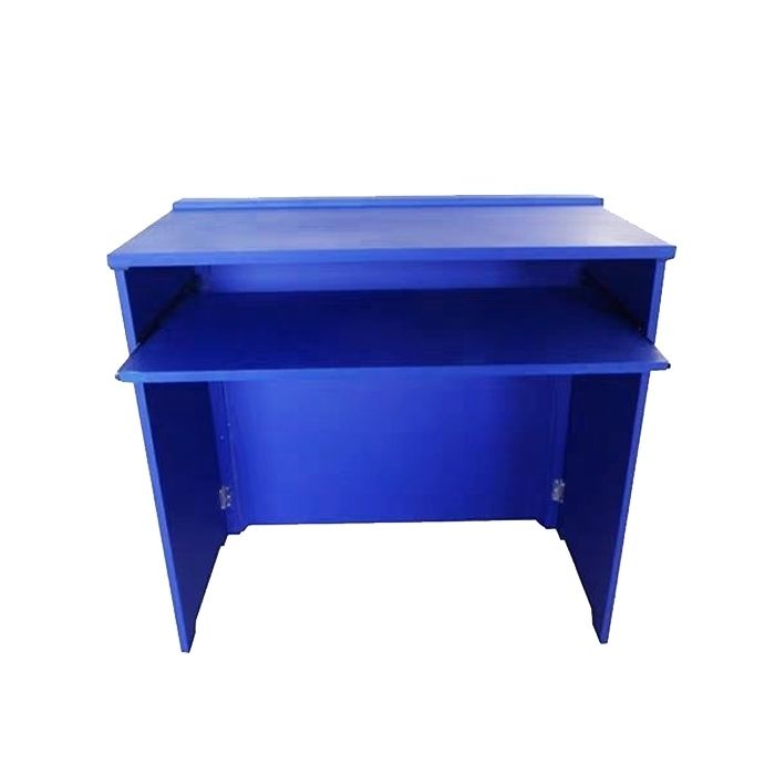 便携式乒乓球比赛裁判桌 计分桌 裁判椅 翻分桌 裁判台计分台 灰绿