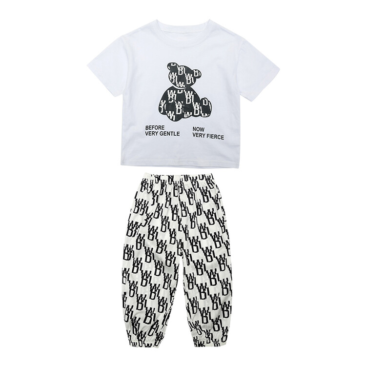 迪士尼disney5小童夏季两件套34岁半女宝宝衣服可爱甜美6女童短袖防蚊