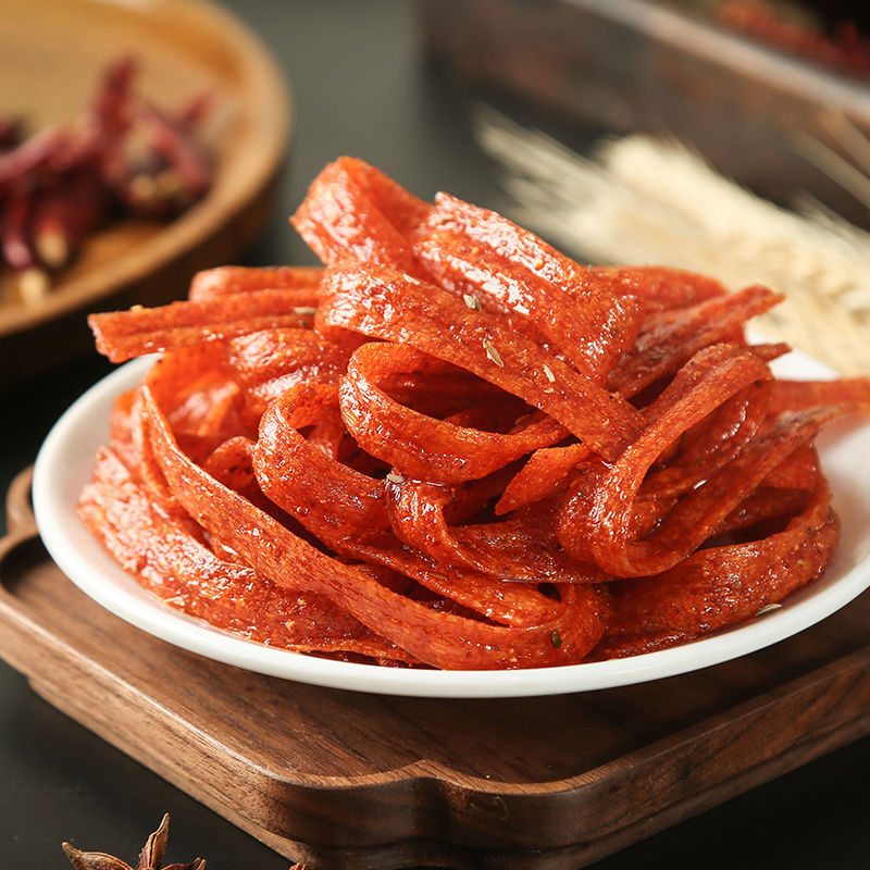 香油条麻辣条湖南周再德周氏童年儿时怀旧爆辣小零食红色包装148g3袋