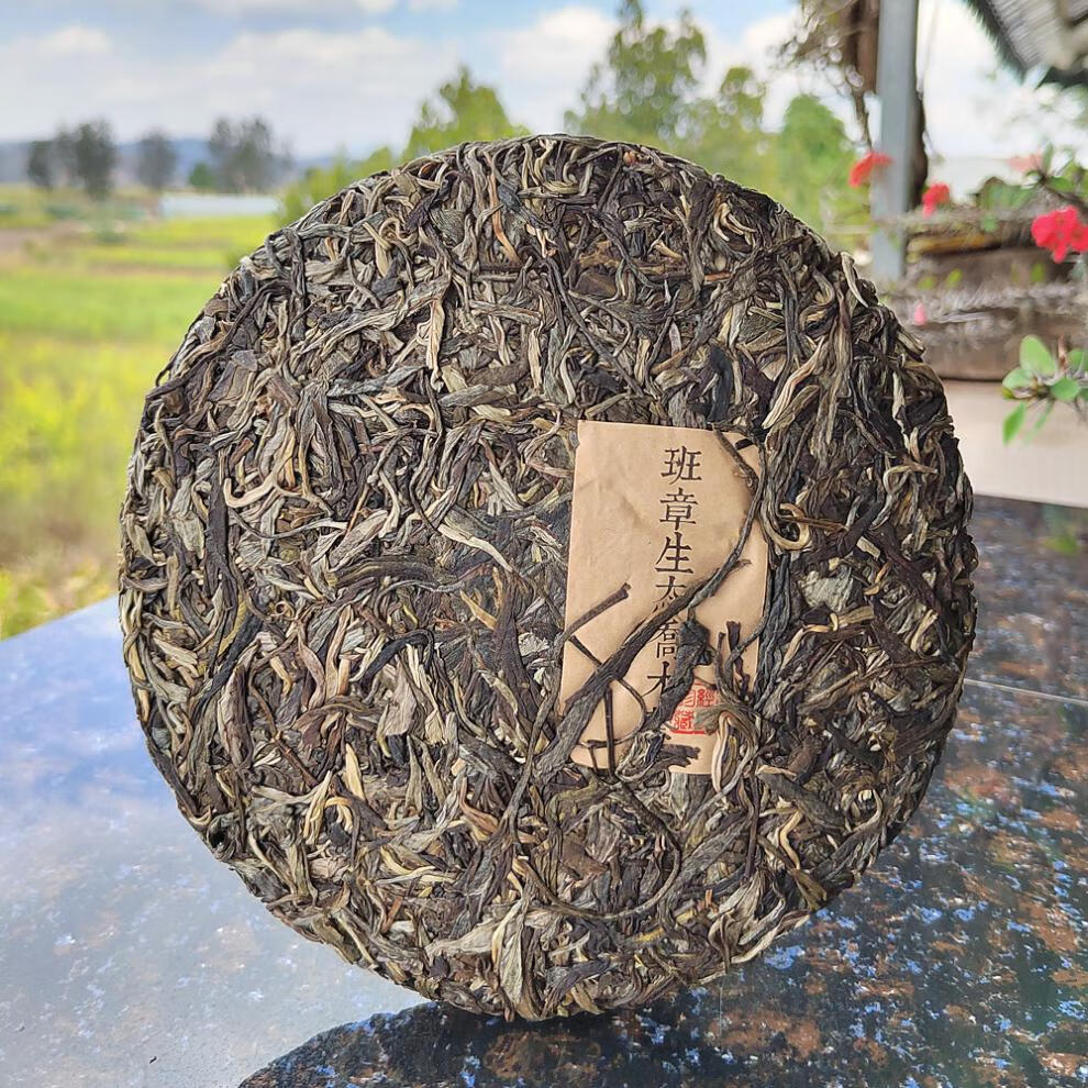 中宏印 老班章乔木普洱生茶饼 2022年勐海大树普洱 云南茶叶 老班章