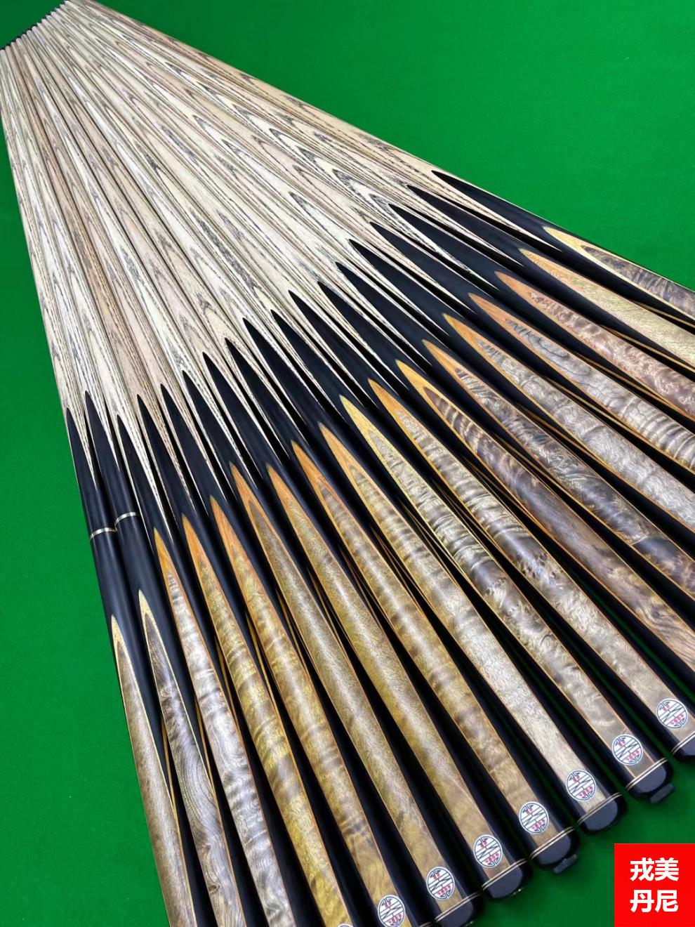 琼森波茨杆式台球杆桌球杆通杆中8手工斯诺克球杆套装波茨杆 天工 祥